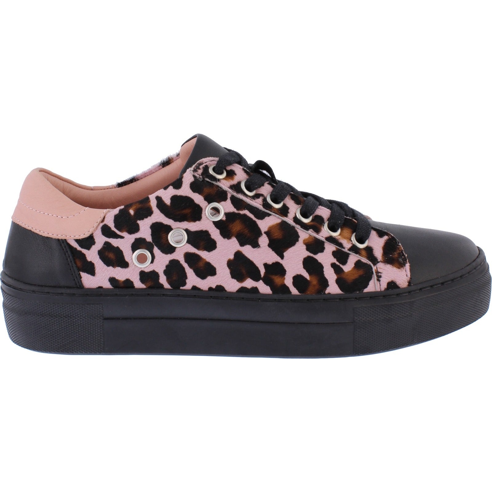 Adesso Jax Pink Leopard Fashion Trainer – adesso shoes