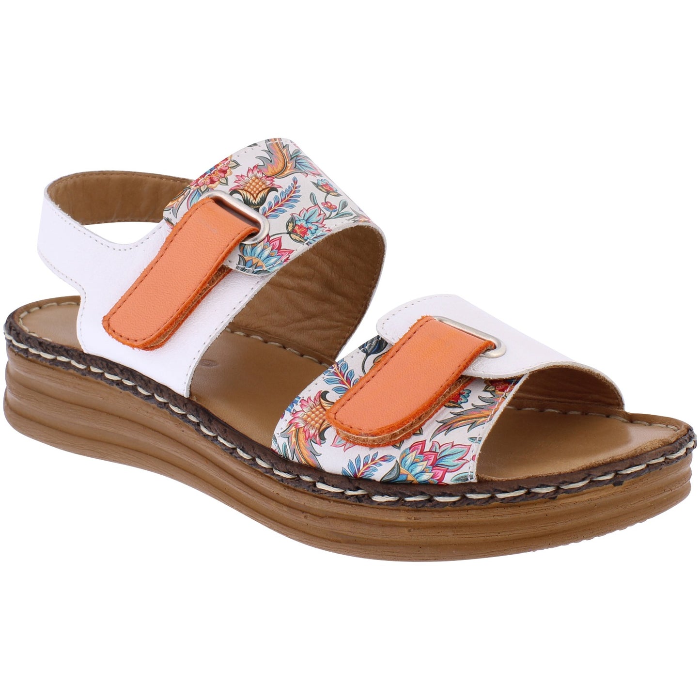 Natalie Orange Paisley