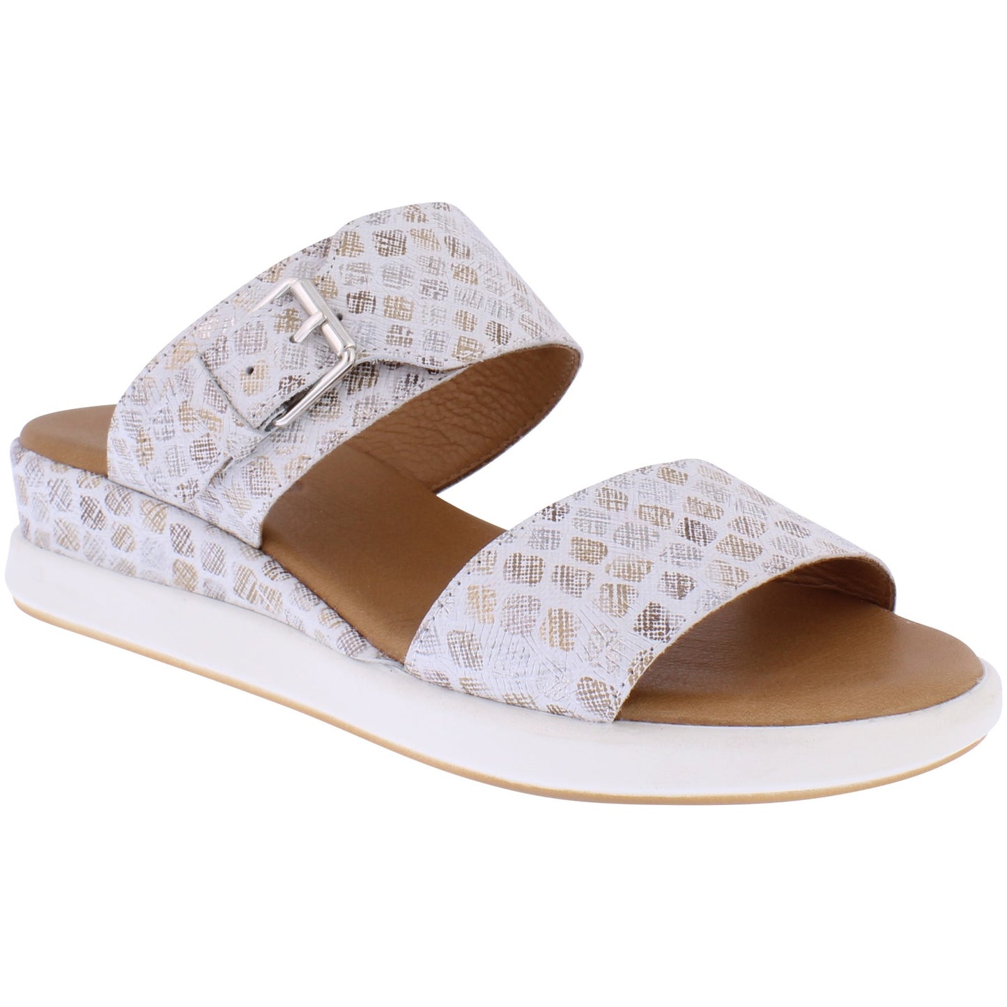 Ella White Metallic