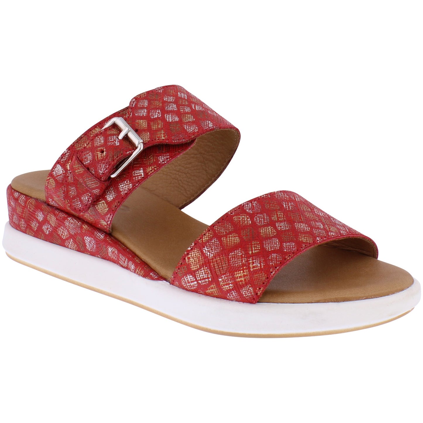 Ella Red Metallic