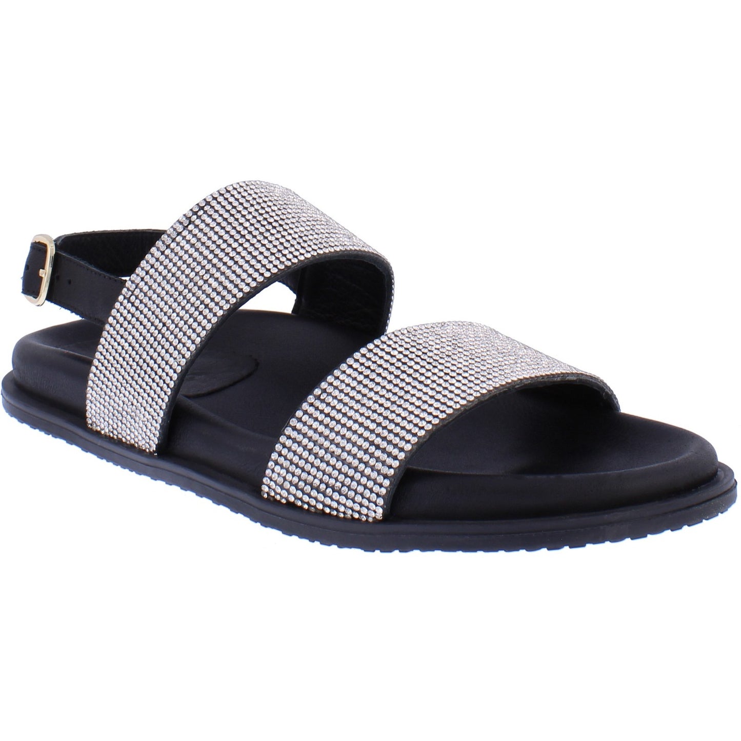 Nur Black Sandal A8429-02