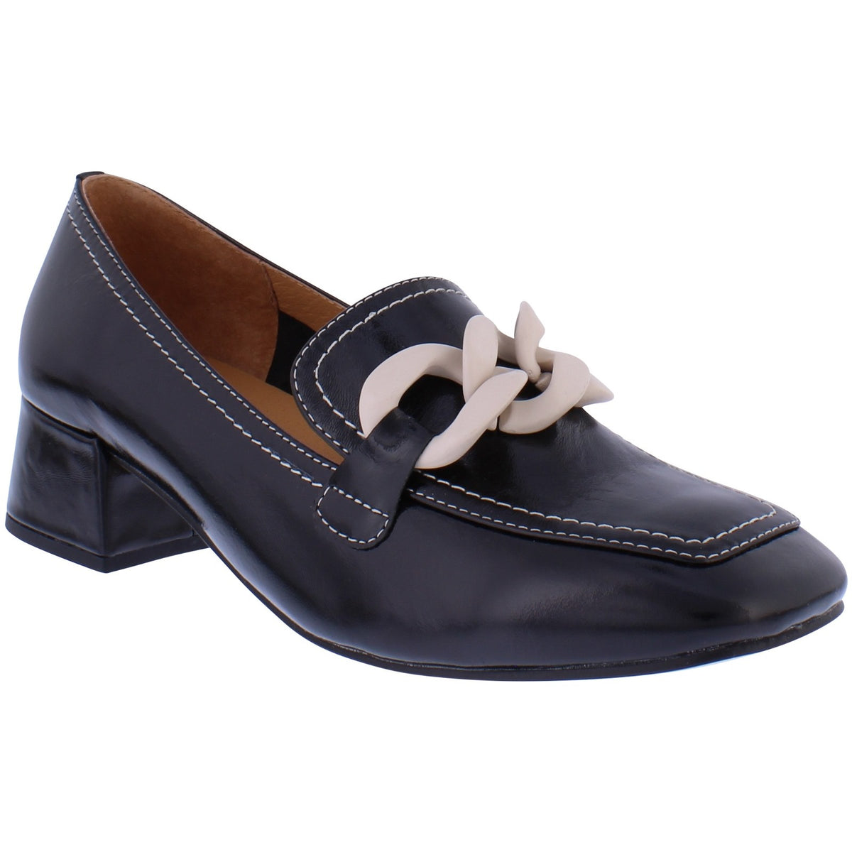 Hana Noir Loafer A8611-02