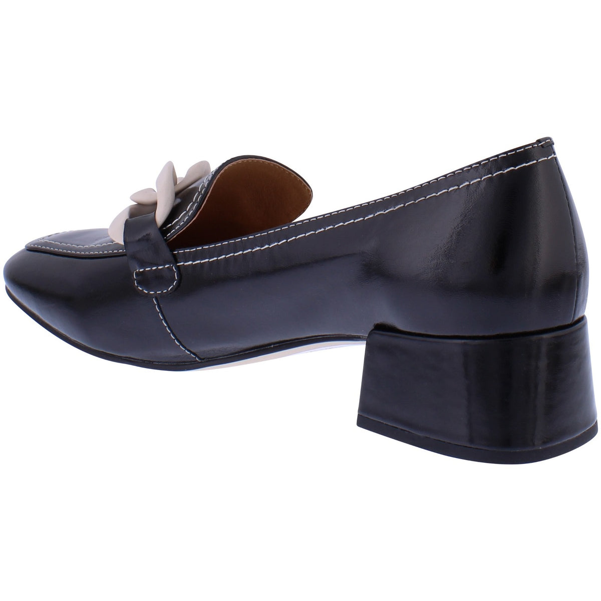 Hana Noir Loafer A8611-03