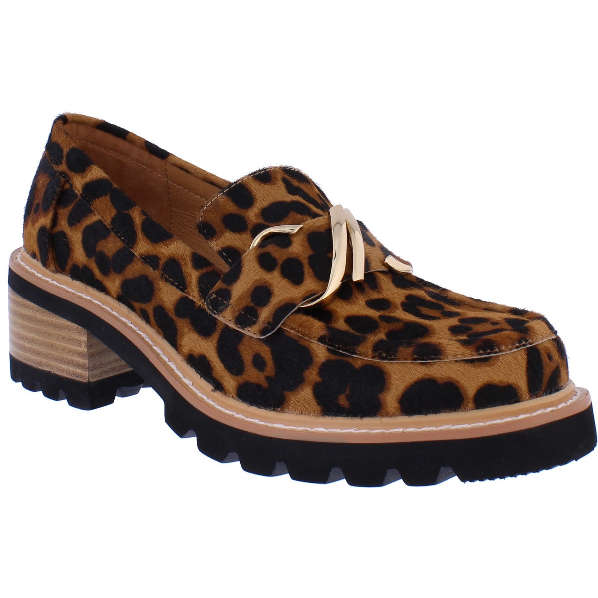 Rafa Leopard Chunky Loafer A8621-02
