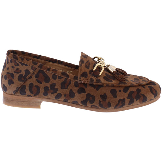 Elza Leopard Loafer A8638-01
