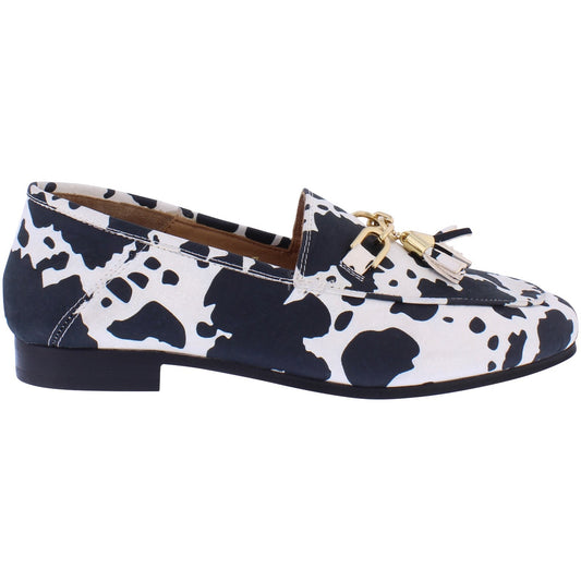 Elza Black Cow Loafer A8639-01